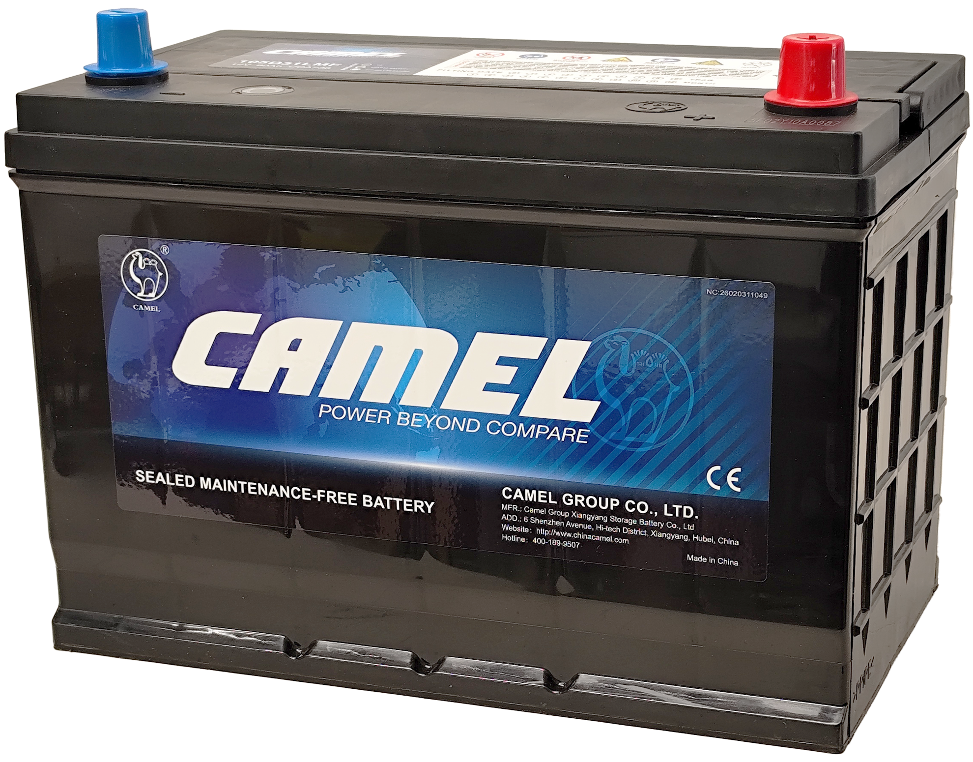 Käynnistysakku CAMEL OEM/90Ah/765A/306*176*225/B1/-+