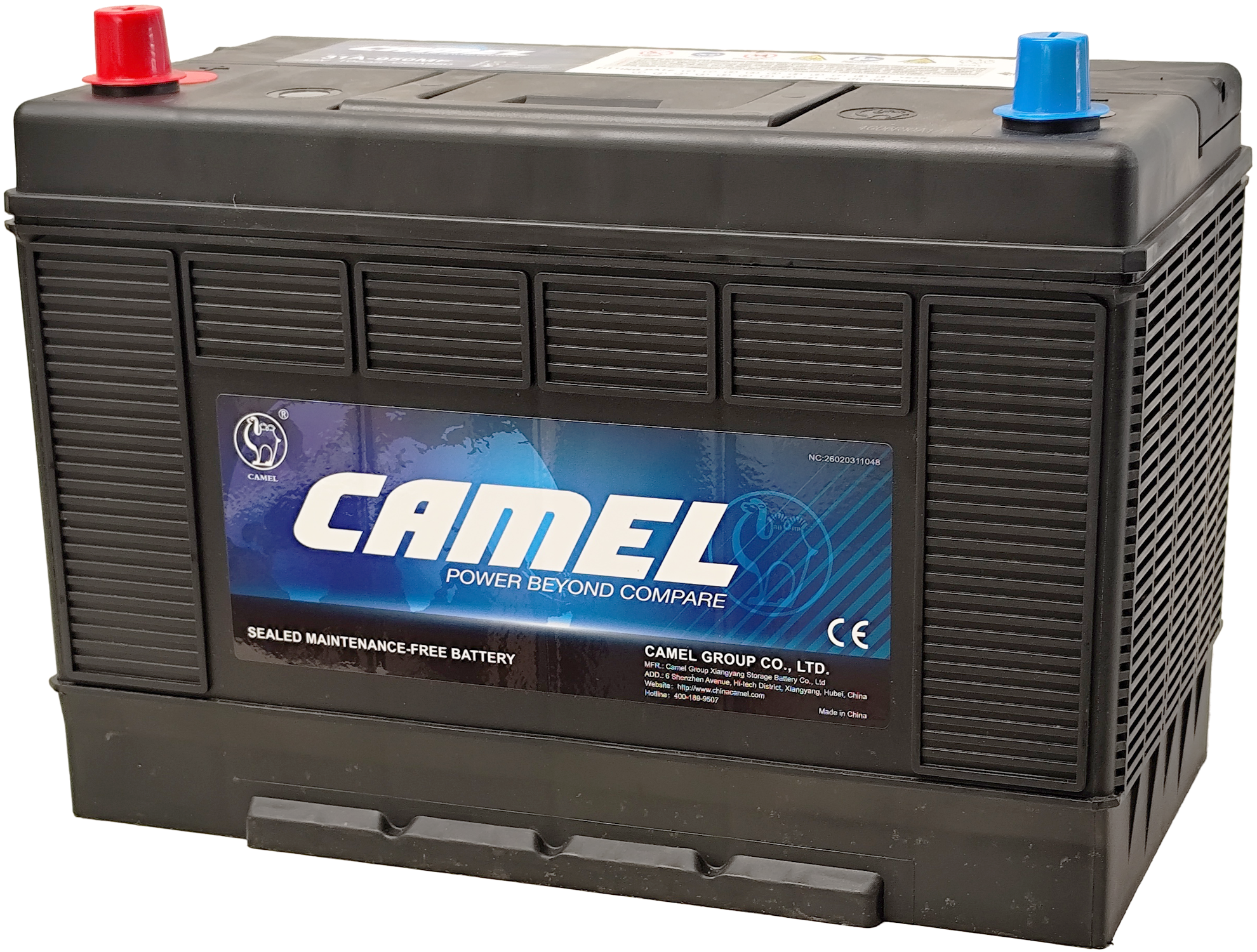 Käynnistysakku CAMEL OEM/100Ah/950A/332*174*238/B1/+-