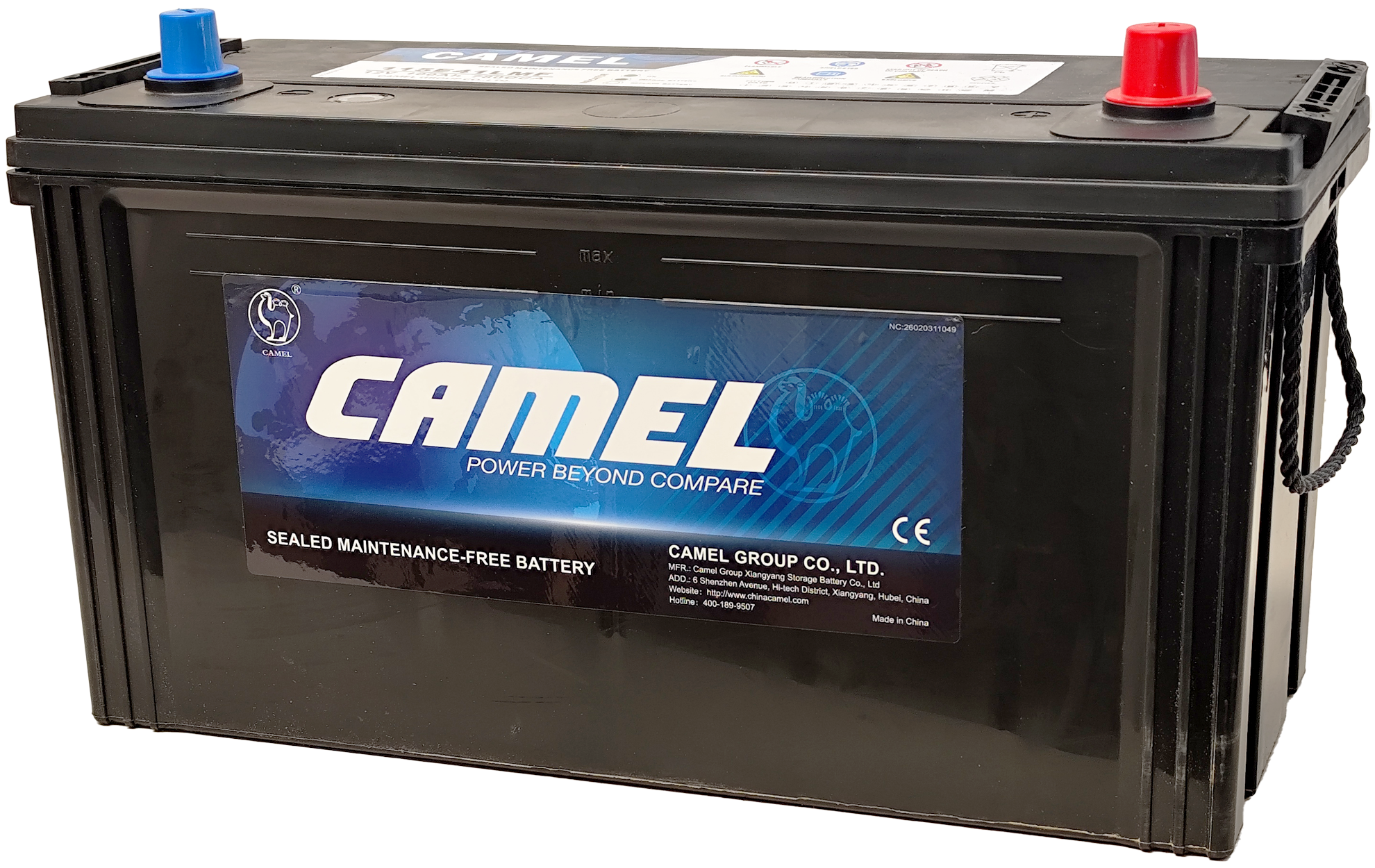 Käynnistysakku CAMEL OEM/100Ah/780A/409*170*234/B0