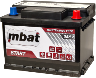 Käynnistysakku/60Ah/600A/242x175x175/B3/-+