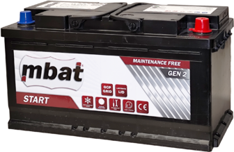 Käynnistysakku/100Ah/830A/353x175x190/B3/-+