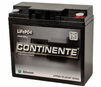 Litium(LiFeP04) akku/12V/20Ah/181x77x170/M5 Bluetooth( =LFP20-12)