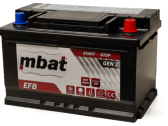 Käynnistysakku Start-Stop EFB/70Ah/700A/276x175x175/B3/-+