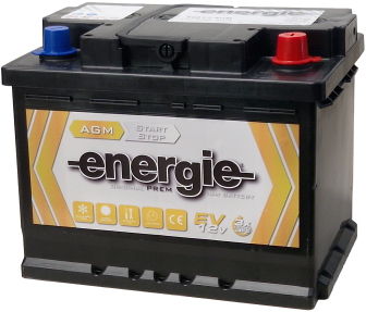 Energie 60Ah AGM käynnistysakku