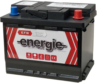 Energie 60Ah EFB käynnistysakku