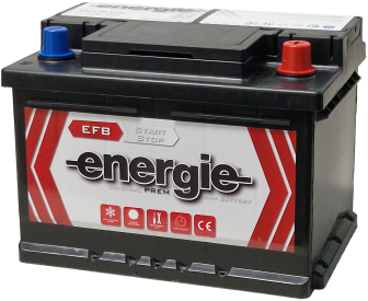 Energie 60Ah EFB käynnistysakku