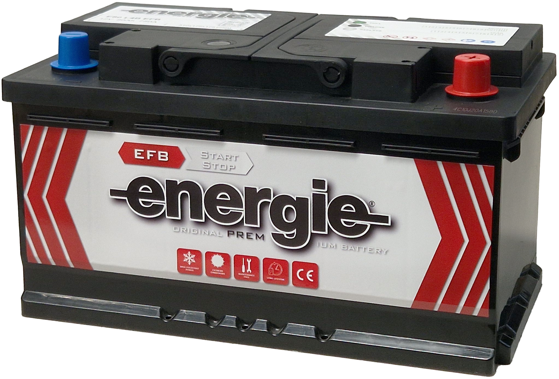 Energie 80Ah EFB käynnistysakku