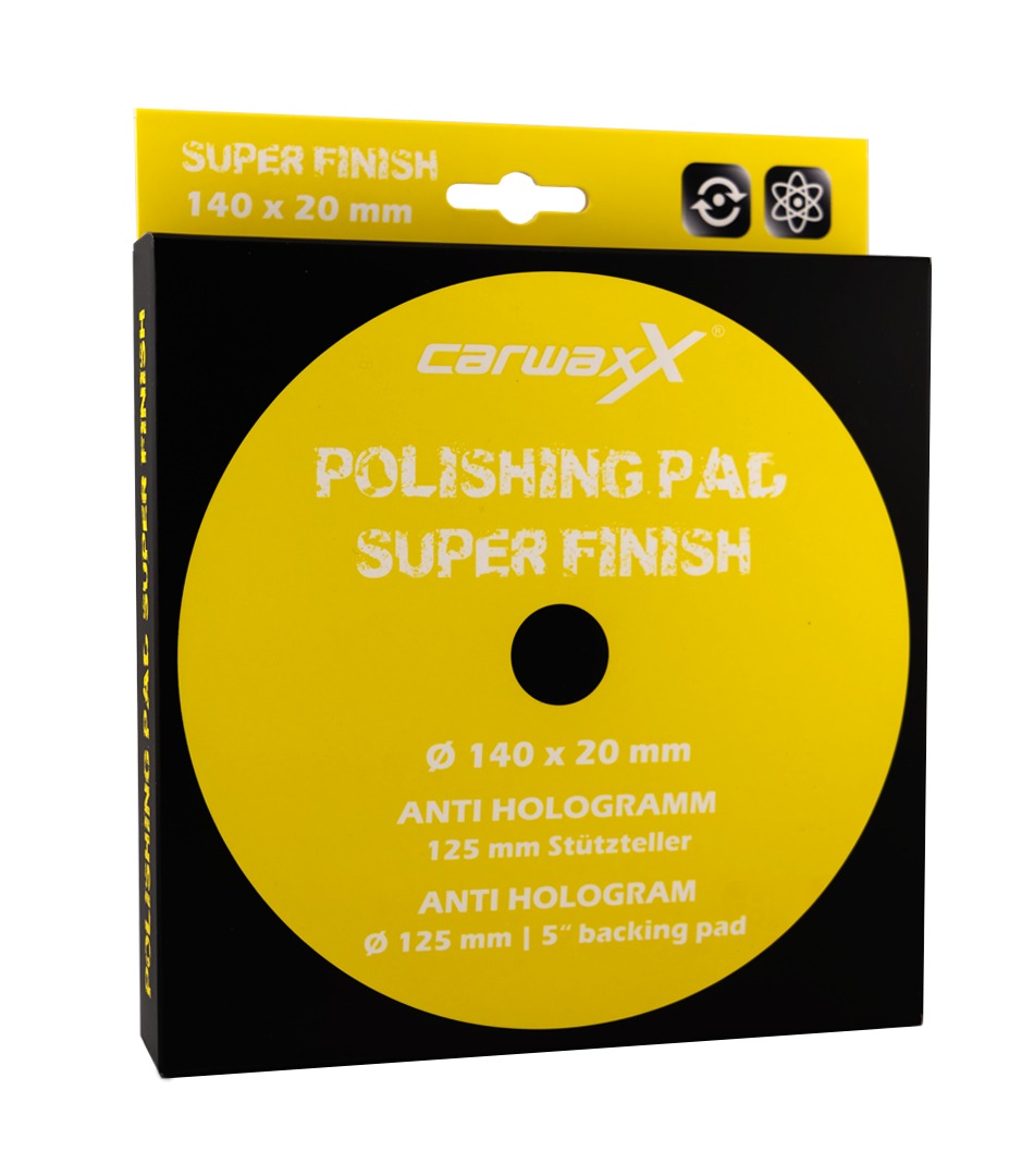 CarwaxX Polishing Pad Universal Yellow (140x20mm)